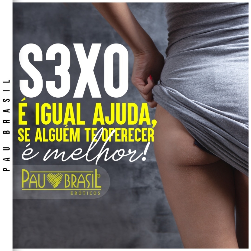 Sexo é igual ajuda, se alguém te oferecer é melhor!