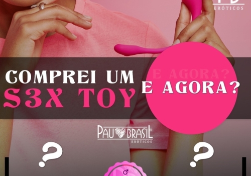 COMPREI UM SEX TOY, E AGORA? 