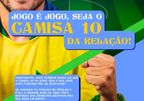 JOGO É JOGO, SEJA O CAMISA 10 DA RELAÇÃO!