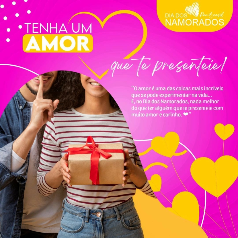 TENHA UM AMOR QUE TE PRESENTEIE! 