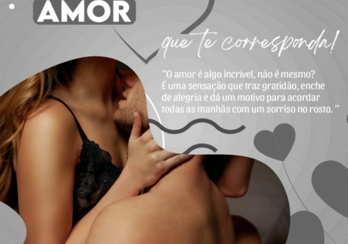 TENHA UM AMOR QUE TE CORRESPONDA! 