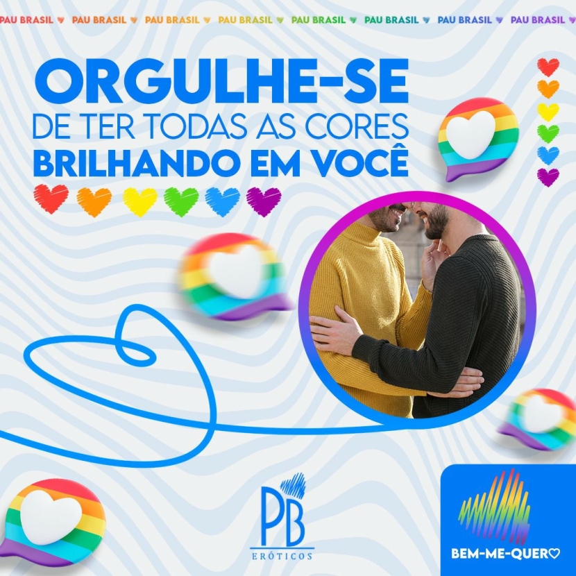 ORGULHE-SE DE TER TODAS AS CORES BRILHANDO EM VOCÊ! 