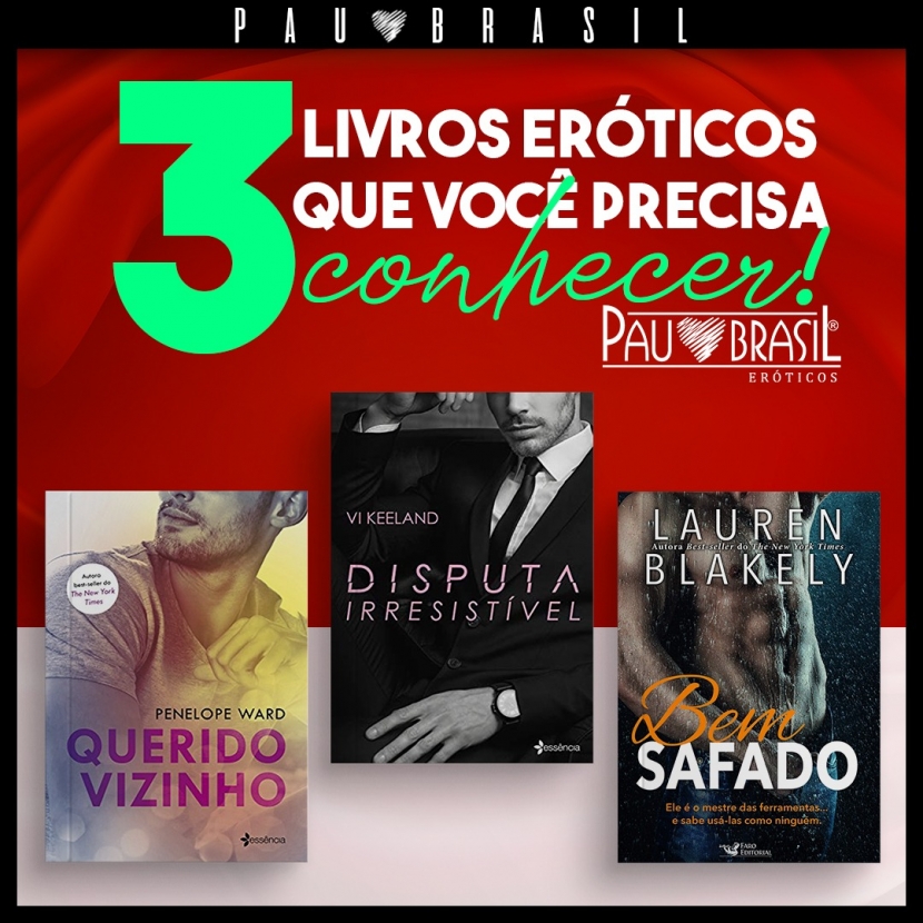 3 livros eróticos que você precisa conhecer!