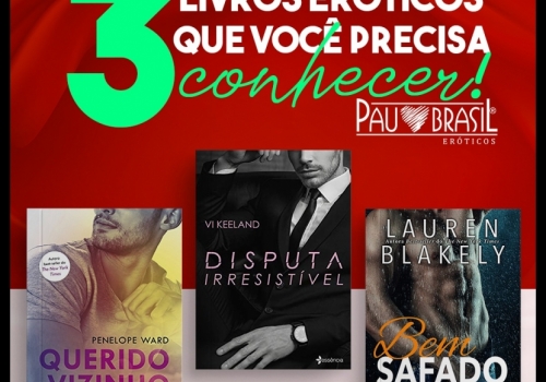 3 livros eróticos que você precisa conhecer!