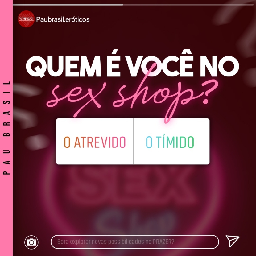 Quem é você no sex shop? 