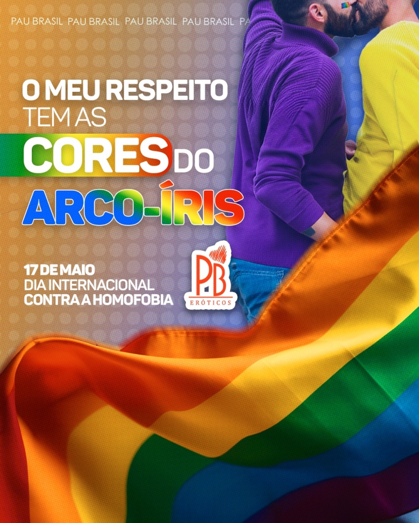 O MEU RESPEITO TEM AS CORES DO ARCO-ÍRIS! 