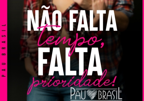 Não falta tempo, falta prioridade!